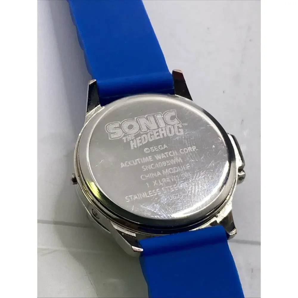 Sonic The Hedge Hog Spinning Watch Unisex New Battery